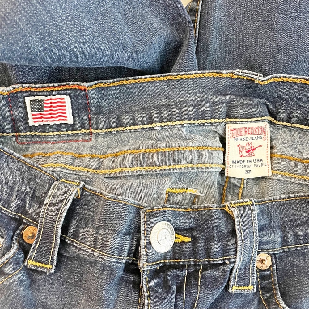 True Religion Women's Casey Super Skinny Jeans Medium Wash Size 32 - Picture 14 of 15
